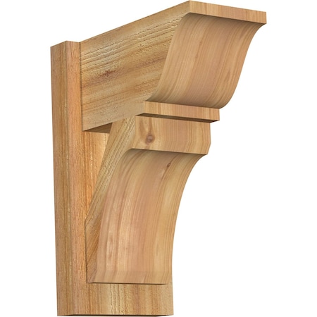 Ekena Millwork Legacy Traditional Rough Sawn Outlooker, Western Red Cedar, 8"W x 14"D x 18"H OUT08X14X18LEC01RWR